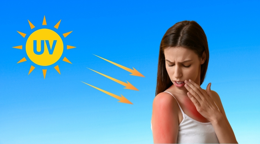 Làn da vẫn chịu tác động của tia UV mỗi ngày